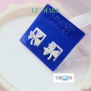 SALE 50% Khuyên nút cài cỏ ba lá đá màu Le'Mare Jewelry - món quà ý nghĩa dành cho bé yêu các dịp thôi nôi, đầy tháng, sinh nhật và các ngày kỷ niệm đặc biệt ... Le'mare Jewelry LMJ