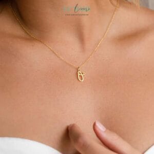 Initial Heart Necklace • Dây chuyền Chữ cái trái tim Vàng/Bạc LMJ Initial Heart Necklace • Dây chuyền Chữ cái trái tim Vàng/Bạc LMJ Le'mare Jewelry LMJ
