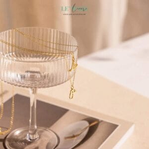 Initial Heart Necklace • Dây chuyền Chữ cái trái tim Vàng/Bạc LMJ Initial Heart Necklace • Dây chuyền Chữ cái trái tim Vàng/Bạc LMJ Le'mare Jewelry LMJ