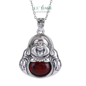 Dây Chuyền Ngọc Bích Bọc Bạc BNDC10 Le'mare Jewelry LMJ