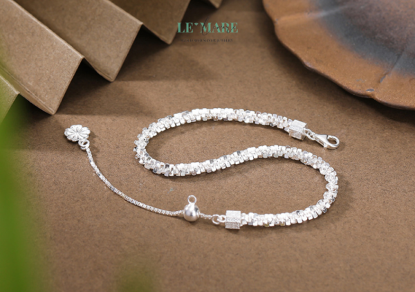 Dây Chuyền Ngọc Bích Bọc Bạc BNDC16 - Hình ảnh 7