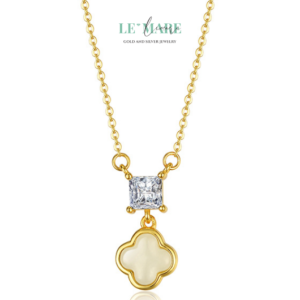 Dây Chuyền Ngọc Bích Ferlivia – Dây chuyền ngọc bích nữ chạm vào may mắn và hạnh phúc BNDC37 Le'mare Jewelry LMJ