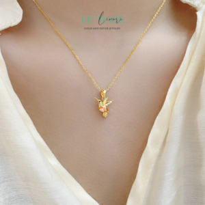 Dây Chuyền Ngọc Bích Ngọc Nhạn – Cánh chim mang ngọc về tim BNDC39 Le'mare Jewelry LMJ