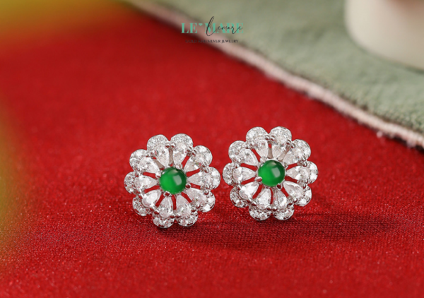 Khuyên tai Ngọc Bích nữ BNKT21