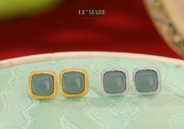 Khuyên tai Ngọc Bích nữ BNKT23