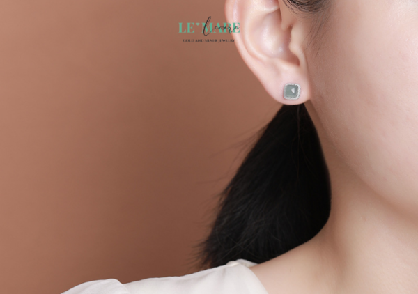 Khuyên tai Ngọc Bích nữ BNKT23 - Ảnh 4