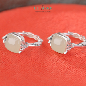 Khuyên tai Ngọc Bích nữ BNKT31 Khuyên tai Ngọc Bích nữ BNKT31 Le'mare Jewelry LMJ