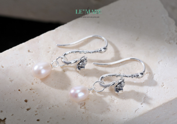 Khuyên tai  Bạc nữ BNKT42 - Ảnh 3