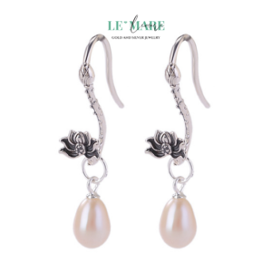 Khuyên tai Bạc nữ BNKT42 Le'mare Jewelry LMJ