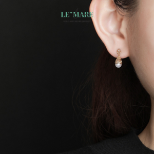 Khuyên tai Bạc nữ BNKT44 Khuyên tai Bạc nữ BNKT44 Le'mare Jewelry LMJ