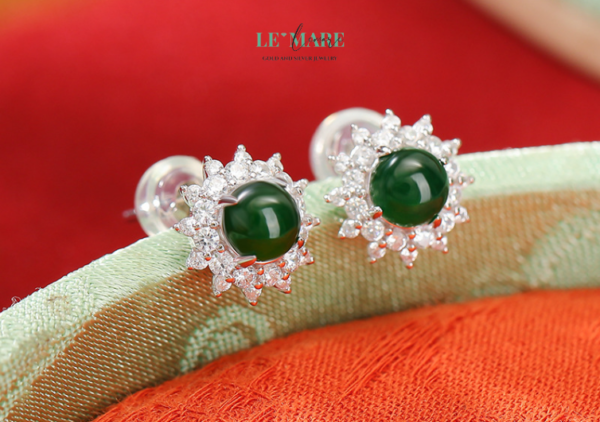Khuyên tai Ngọc Bích  nữ  BNKT48 - Ảnh 2