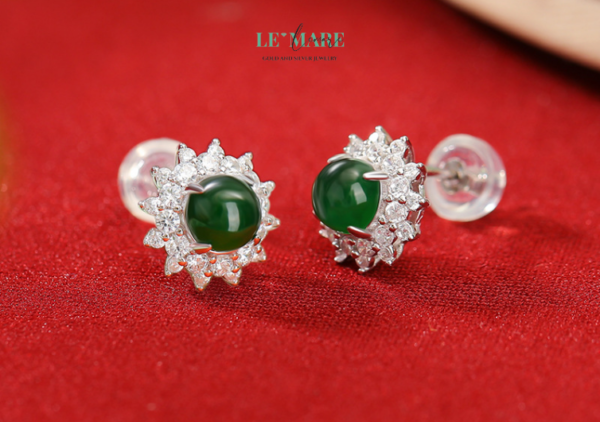 Khuyên tai Ngọc Bích  nữ  BNKT48 - Ảnh 3