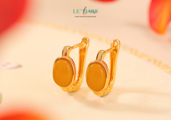 Khuyên tai Ngọc Bích  nữ BNKT49