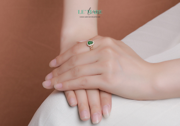 Nhẫn ngọc bích  BNN2 - Ảnh 4