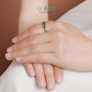 Nhẫn ngọc bích BNN7 Le'mare Jewelry LMJ