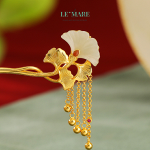 Trâm Cài Tóc Trầm Diệp – Thanh sắc ngọc bích, lay động mùa hoa nở BNTC02 Le'mare Jewelry LMJ