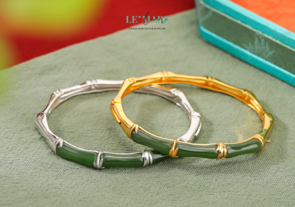 Lắc Tay Bạc Nữ Thanh Trúc – Vững Chãi và Bình An BNVT13