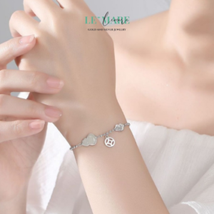 Vòng tay ngọc bích nữ Ngọc Phúc Tài – Vòng tay ngọc bích nữ mang tài lộc và phúc khí vẹn tròn BNVT20 Vòng tay ngọc bích nữ Ngọc Phúc Tài – Vòng tay ngọc bích nữ mang tài lộc và phúc khí vẹn tròn BNVT20 Le'mare Jewelry LMJ