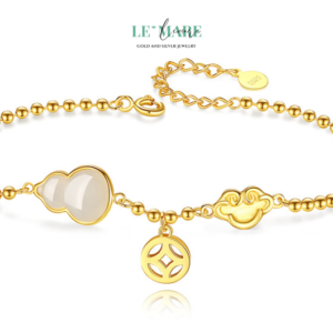 Vòng tay ngọc bích nữ Ngọc Phúc Tài – Vòng tay ngọc bích nữ mang tài lộc và phúc khí vẹn tròn BNVT20 Vòng tay ngọc bích nữ Ngọc Phúc Tài – Vòng tay ngọc bích nữ mang tài lộc và phúc khí vẹn tròn BNVT20 Le'mare Jewelry LMJ