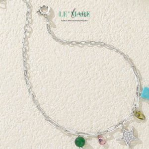 Vòng tay bạc nữ Aurelia – Dấu Ấn Sao Biển Trong Chiếc Vòng Tay Bạc Nữ Mê Hoặc BNVT22 Le'mare Jewelry LMJ