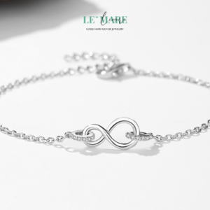 Vòng Tay Ngọc Bích Nữ "Bảo Ngọc" BNVT26 Le'mare Jewelry LMJ