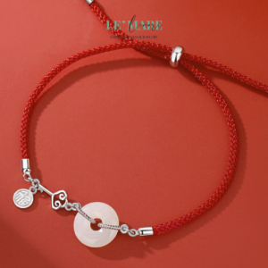 Tâm Nguyệt – Vòng tay ngọc bích nữ như vầng trăng dịu dàng của trái tim BNVT28 Le'mare Jewelry LMJ