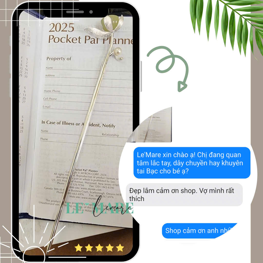 Trâm Cài Tóc Ngọc Bích Cánh Sen Đầu Tiên BNTC35 Le’Mare LMJ – Nơi gửi gắm vẻ đẹp truyền thống qua nghệ thuật hiện đạiLe’Mare LMJ tự hào gìn giữ tinh thần thủ công truyền thống kết hợp cùng cảm hứng hiện đại. Mỗi sản phẩm trâm cài bạc, trâm cài ngọc đều là một câu chuyện được kể bằng sự tận tâm của người nghệ nhân, để mỗi người phụ nữ đều có thể mang trên tóc mình một dấu ấn riêng, lặng lẽ nhưng đầy kiêu hãnh.