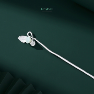 Trâm Cài Tóc Ngọc Bích Cánh Sen Đầu Tiên BNTC35 Le'mare Jewelry LMJ