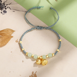 Vòng Tay Ngọc Bích Nữ Mộng Ngọc BNVT42 Le'mare Jewelry LMJ