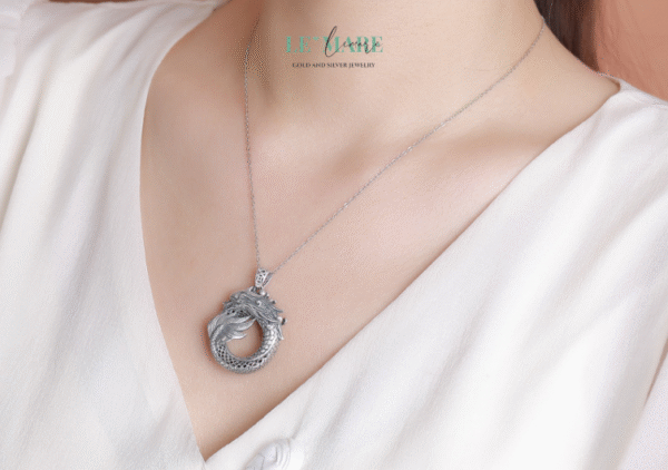 Dây chuyền  bạc  nữ BNDC12 - Ảnh 4