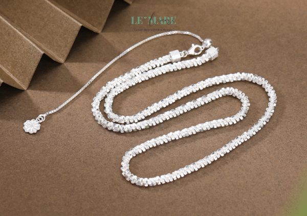 Dây chuyền bạc nữ Lumié – Dây chuyền bạc nữ chạm vào ánh sáng BNDC16 - Ảnh 2
