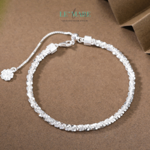 Dây chuyền bạc nữ Lumié – Dây chuyền bạc nữ chạm vào ánh sáng BNDC16 Le'mare Jewelry LMJ