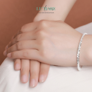 Dây chuyền bạc nữ Lumié – Dây chuyền bạc nữ chạm vào ánh sáng BNDC16 Le'mare Jewelry LMJ