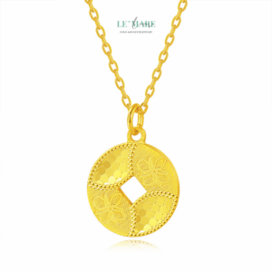 Dây chuyền bạc nữ Tiền Tâm – Ánh bạc của phú quý, thanh tịnh và viên mãn BNDC59 Le'mare Jewelry LMJ