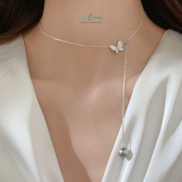 Dây chuyền bạc nữ Huyễn Điệp – Khi cánh bướm chạm khẽ vào tim BNDC89 - Ảnh 3