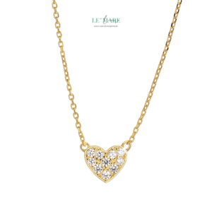 Dây chuyền bạc nữ Tiểu Tâm – Trái tim nhỏ, tình yêu lớn BNDC91 Le'mare Jewelry LMJ