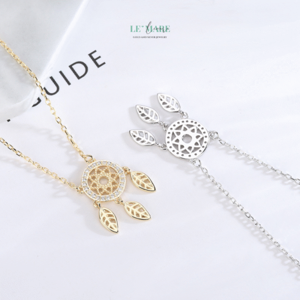 Dây chuyền bạc nữ Dream Catcher – Giấc mơ bé bỏng trên cổ ai BNDC92