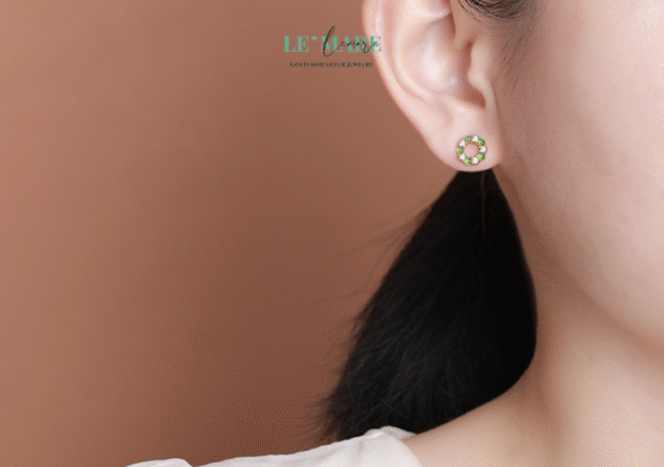 Khuyên tai bạc nữ BNKT25 - Ảnh 4
