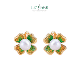 Khuyên tai bạc nữ BNKT38 Le'mare Jewelry LMJ