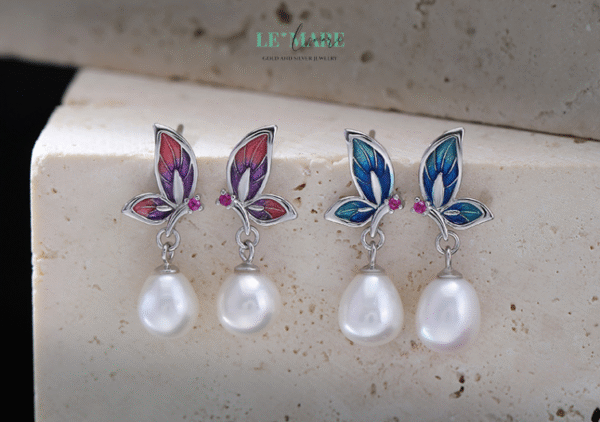 Khuyên tai bạc nữ BNKT63
