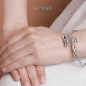 Thiên Long Hộ Mệnh – Dáng Rồng Quyền Uy Trên Cổ Tay Nàng BNVT02 Le'mare Jewelry LMJ