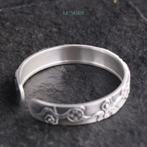 Vòng Tay Bạc Nam Nữ Minh Lân BNVT44 Le'mare Jewelry LMJ