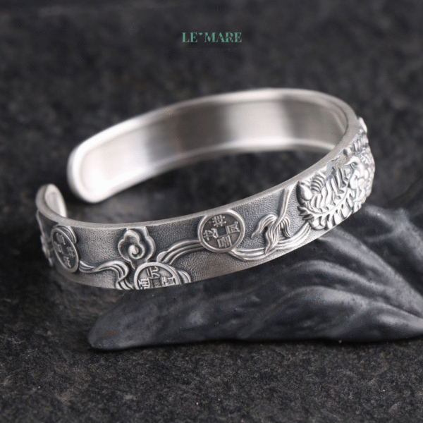 Vòng Tay Bạc Nam Nữ Minh Lân BNVT44 - Ảnh 4