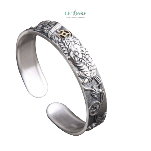 Vòng Tay Bạc Nam Nữ Minh Lân BNVT44 - Ảnh 5