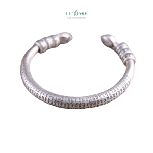 Vòng Tay Bạc Nữ Liên Tâm BNVT45 Le'mare Jewelry LMJ