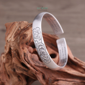 Vòng Tay Bạc Nữ Sen Thủy BNVT47 Le'mare Jewelry LMJ