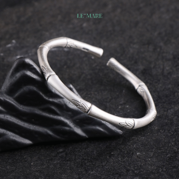 Vòng Tay Bạc Nữ Trúc Quang  BNVT50