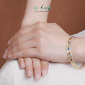 Vòng Tay Bạc Nữ "Vũ Điệu Sắc Màu" – Điểm Nhấn Sáng Chói Cho Phong Cách Của Bạn Le'mare Jewelry LMJ
