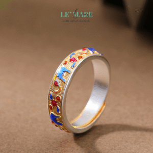 Vòng Tay Bạc Nữ "Vũ Điệu Sắc Màu" – Điểm Nhấn Sáng Chói Cho Phong Cách Của Bạn Le'mare Jewelry LMJ