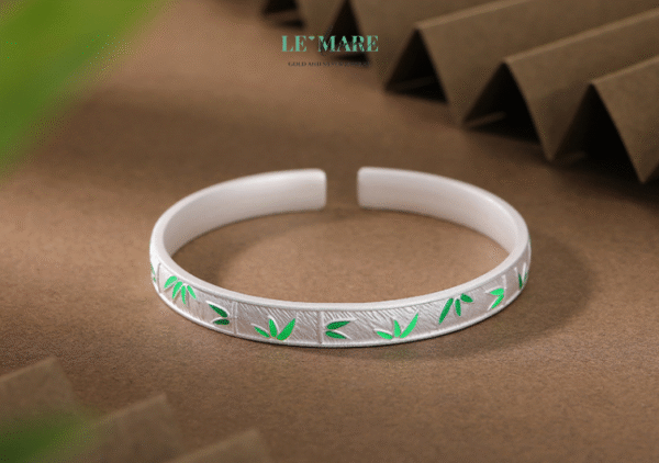Lâm Trúc – Vòng Tay Bạc Nữ Gieo Mầm Thanh Lịch BNVT07 - Hình ảnh 2